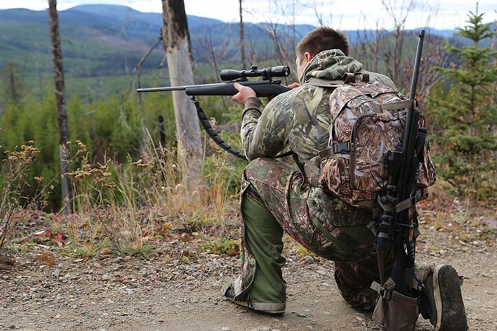 backpack for carrying extra rifle firearm hunting pack