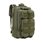 quick hike medium size military tactical backpack green