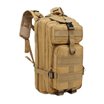 quick hike medium size military tactical backpack desert tan