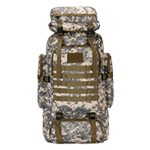 80L high capacity acu camo tactical backpack