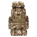 80L high capacity desert camo tactical backpack